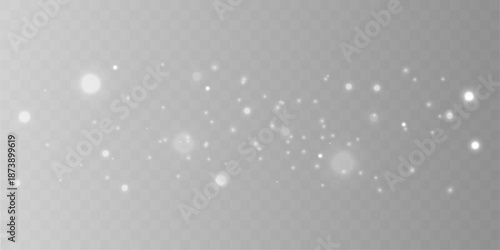 Floating stream of white dust flows softly across the frame, adding layered abstract depth and gentle motion. vector