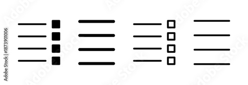 Menu Icon vector illustration. web menu sign and symbol. hamburger menu symbol