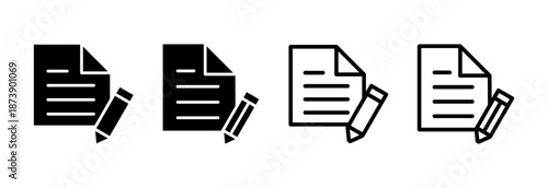 Note icon vector illustration. notepad sign and symbol