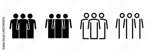 People icon vector illustration. person sign and symbol. User Icon vector
