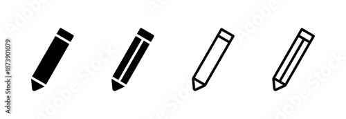 Pencil icon vector illustration. pen sign and symbol. edit icon vector