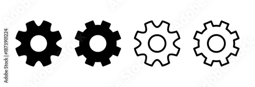 setting Icon vector illustration. Cog settings sign and symbol. Gear Sign