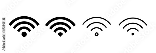 Wifi icon vector illustration. signal sign and symbol. Wireless  icon