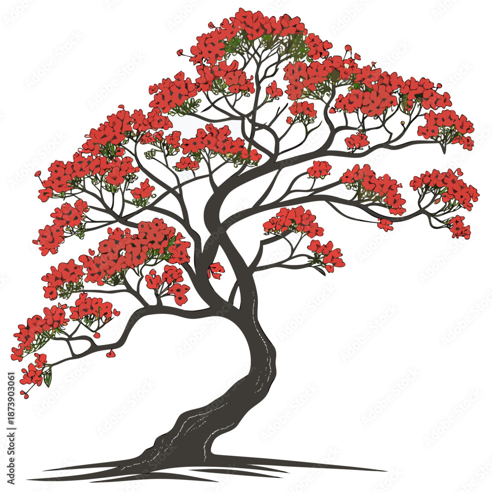 Obraz premium tree with flowers