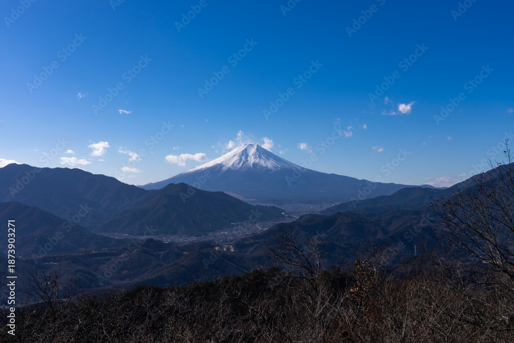 Fototapeta premium 高川山から見た富士山02