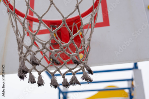 basketball hoop and net