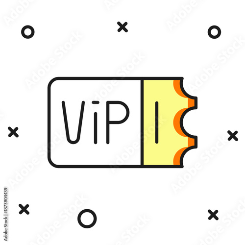 Filled outline Train ticket icon isolated on white background. Travel by railway. Flat filled outline style with shadow. Vector