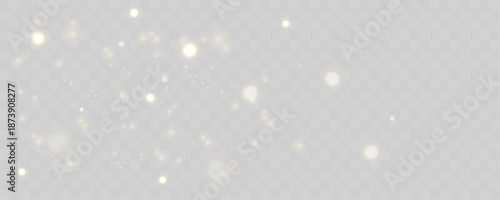 Soft stream of golden dust particles floats gently, creating layered abstract motion and warm luminous depth. vector