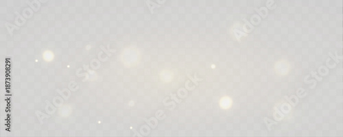 Soft stream of golden dust particles floats gently, forming smooth motion, layered depth, and warm luminous glow. vector