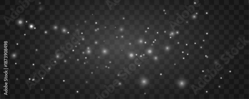 Floating veil of white dust drifts softly across the frame, adding subtle abstract motion and layered airy depth. vector