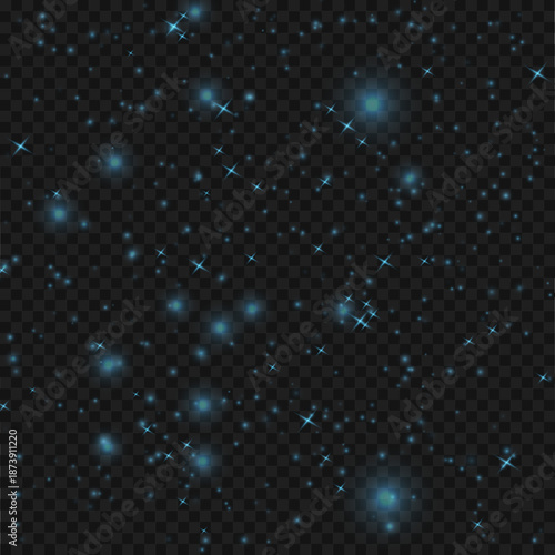 Blue dust particles spread softly across space, delivering balanced motion and subtle modern visual impact. vector