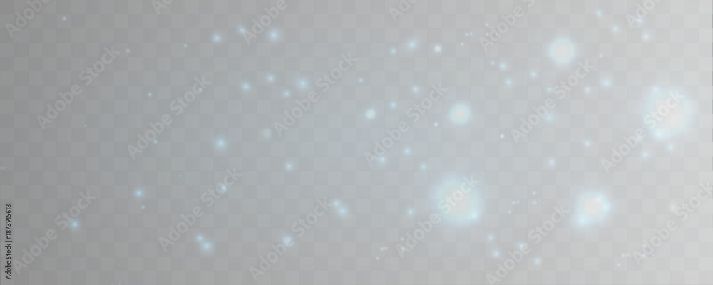 Fototapeta premium Blue powder mixed with subtle spark particles drifts smoothly, enhancing depth and luminous abstract style. vector