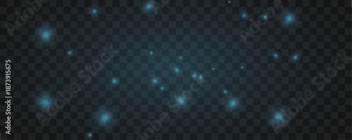 Cold-toned blue powder particles float weightlessly, creating a clean and elegant motion effect for modern design. vector