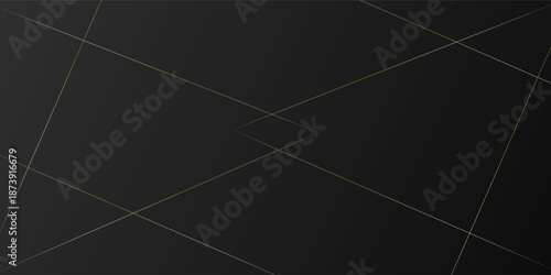 Abstract Luxury background. polygonal pattern. black and gold lines. Vector illustration.eps10