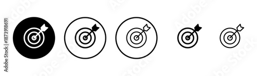 Target icon logo design. goal icon vector. target marketing sign and symbol