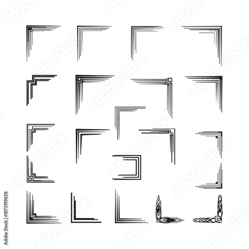 Vintage Grunge Square Frames with Rough Edges Vector Pack