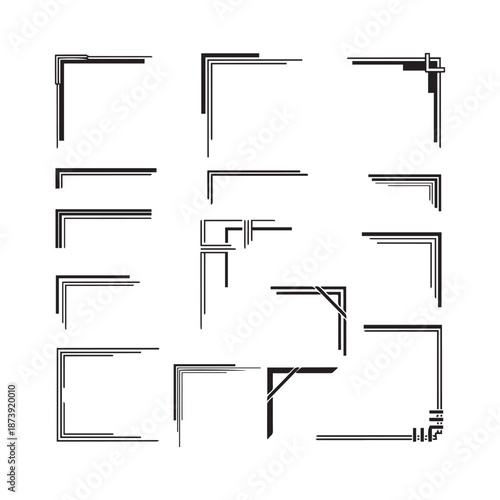 Vintage Grunge Square Frames with Rough Edges Vector Pack