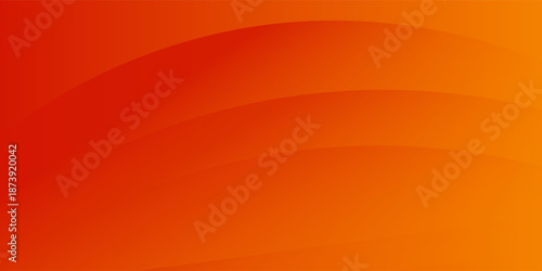 Modern orange abstract background with flowing wave lines. Dynamic wave. Smooth curve lines design element. Futuristic technology concept.