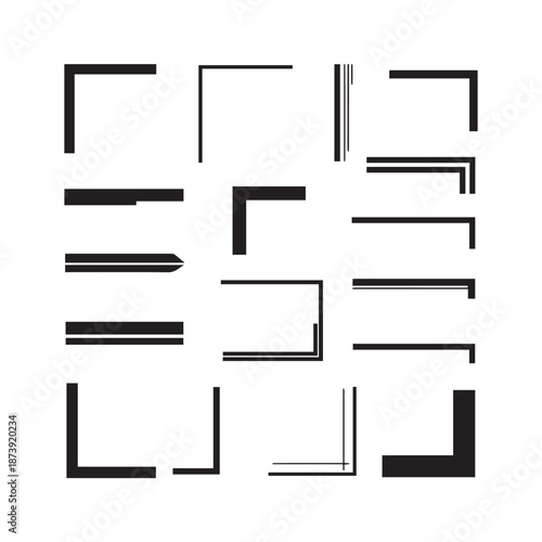 Vintage Grunge Square Frames with Rough Edges Vector Pack