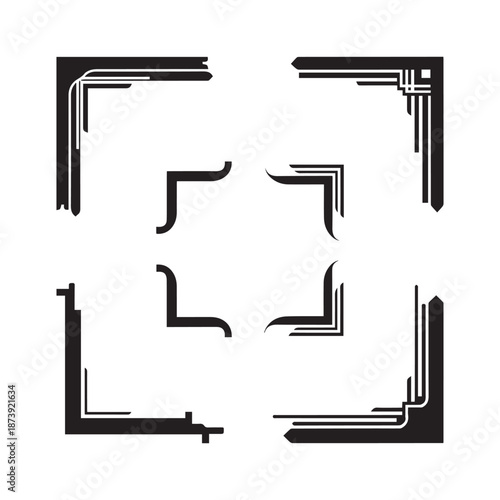 Vintage Grunge Square Frames with Rough Edges Vector Pack