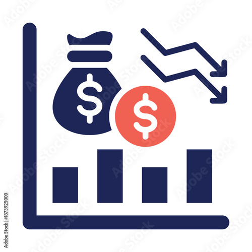 business decline icon