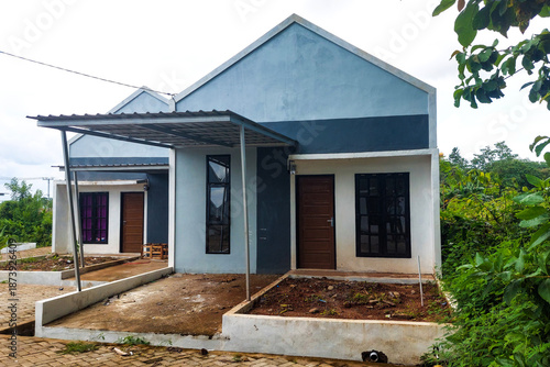 A newly built permanent house