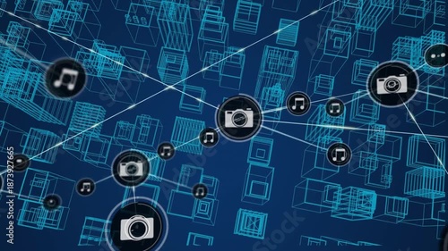 The blueprint is a close-up against a green screen with a white background and gray gradient