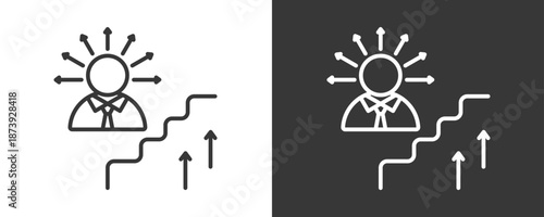 Career Opportunity Icon Set Vector Collection Isolated In Black And White