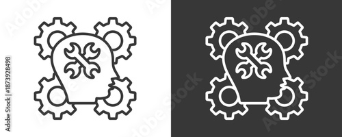 Skills Icon Set Vector Collection Isolated In Black And White
