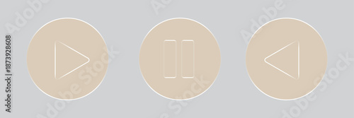 Play button glass icon vector. glass video buttons transparent background symbol. vector illustration.