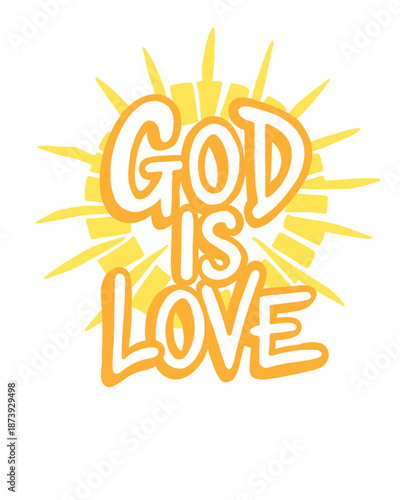 GOD IS LOVE soleado.