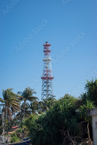 saint martin island iron lighthouse