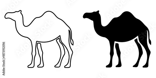 Camel Silhouette Icons