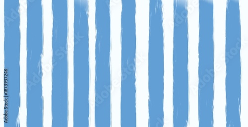 Thick blue textured vertical brush stroke stripes on white background