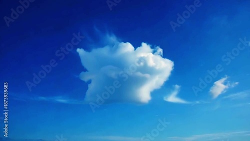 blue sky and clouds