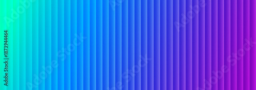 Ribbed glass colorful gradient abstract background. Refracted striped creative vector long backdrop for business presentations, web header design