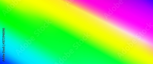 Rainbow color gradient background. Spectrum light pride palette. Abstract vector multicolor blend, red, green, blue and orange neon prism stripes. Soft bright lgbt tones, transparent wavy 3D hologram