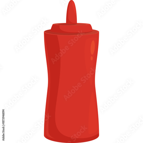 Red Ketchup Squeeze Bottle
