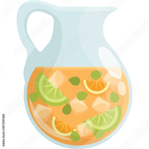 Refreshing Citrus and Mint Pitcher Drink