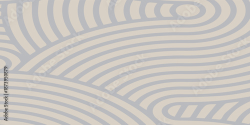 Abstract Pattern of Concentric Arcs in Soft Pastel Colors.