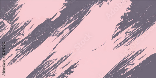 An abstract black ink splash and splatter element forms a dark grungy border on a vintage paper texture design with a dirty paint spray pattern in this vector illustration background