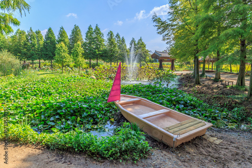 충남 태안군 청산수목원의 풍경