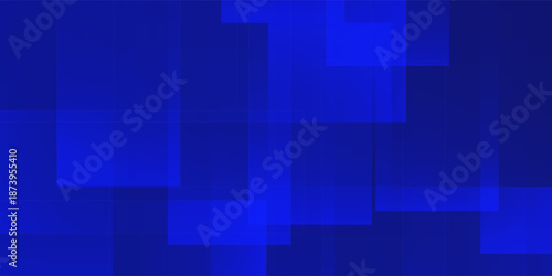 Abstract Blue Geometric Squares Background for Tech, Corporate, Digital Design Projects, Presentations, Web, Media