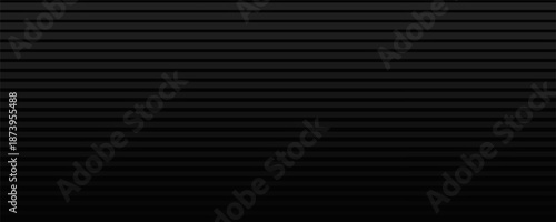 Black oblique straight line background. Masculine dark linear abstract wallpaper. Elegant luxury striped gradient texture. Grey diagonal lines backdrop for flyer, banner, poster, presentation. Vector