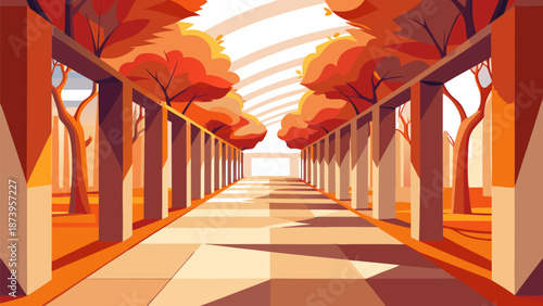 Business presentation interface with detailed analytics report