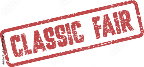 Classic Fair Rubber Stamp Design Evoking Nostalgic Community Gatherings and Traditional Events