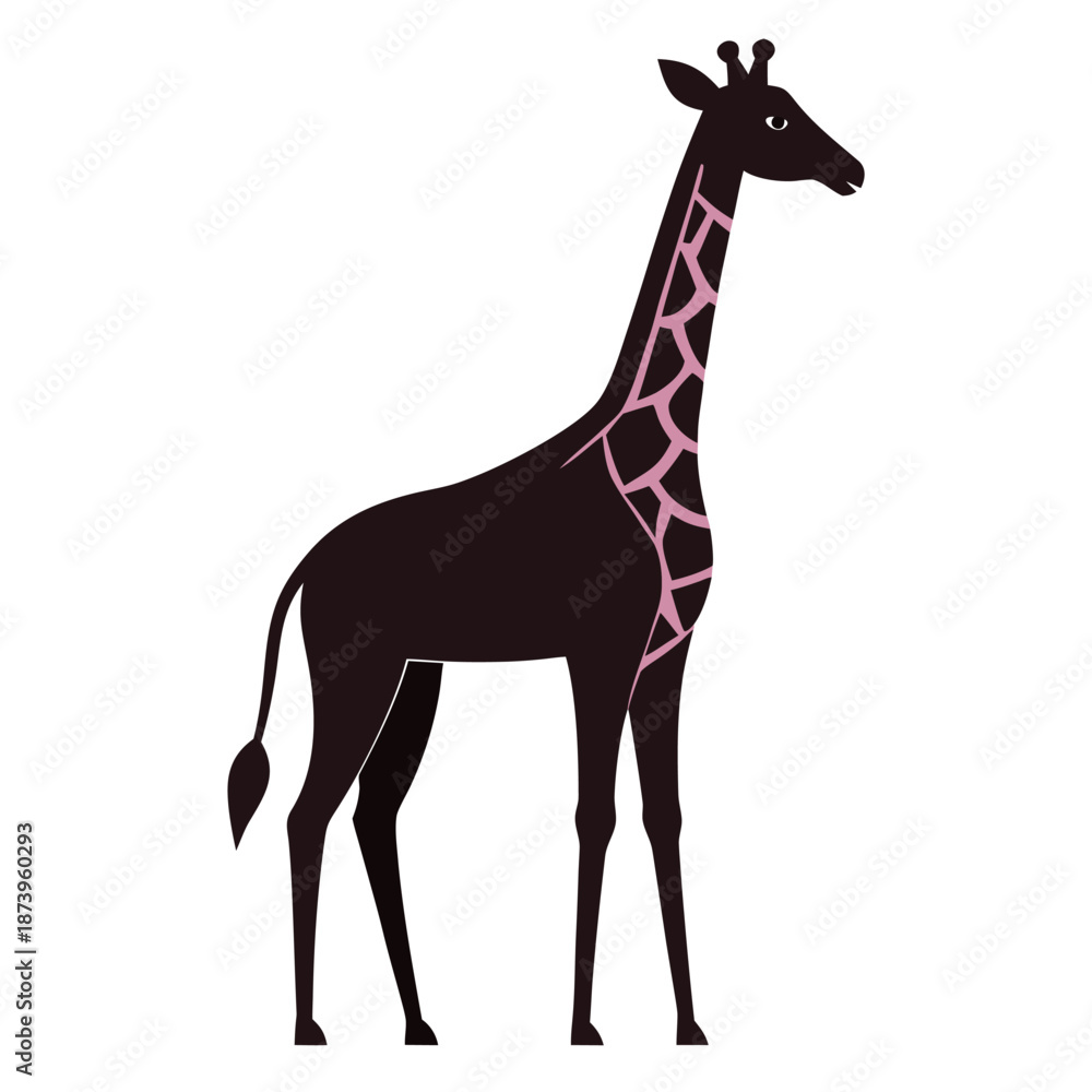 Obraz premium Luxury Style Animal Silhouette Vector Illustration for Modern Business Identity, Social Media Content, Advertising Campaigns and Print Production Unique Variation 11