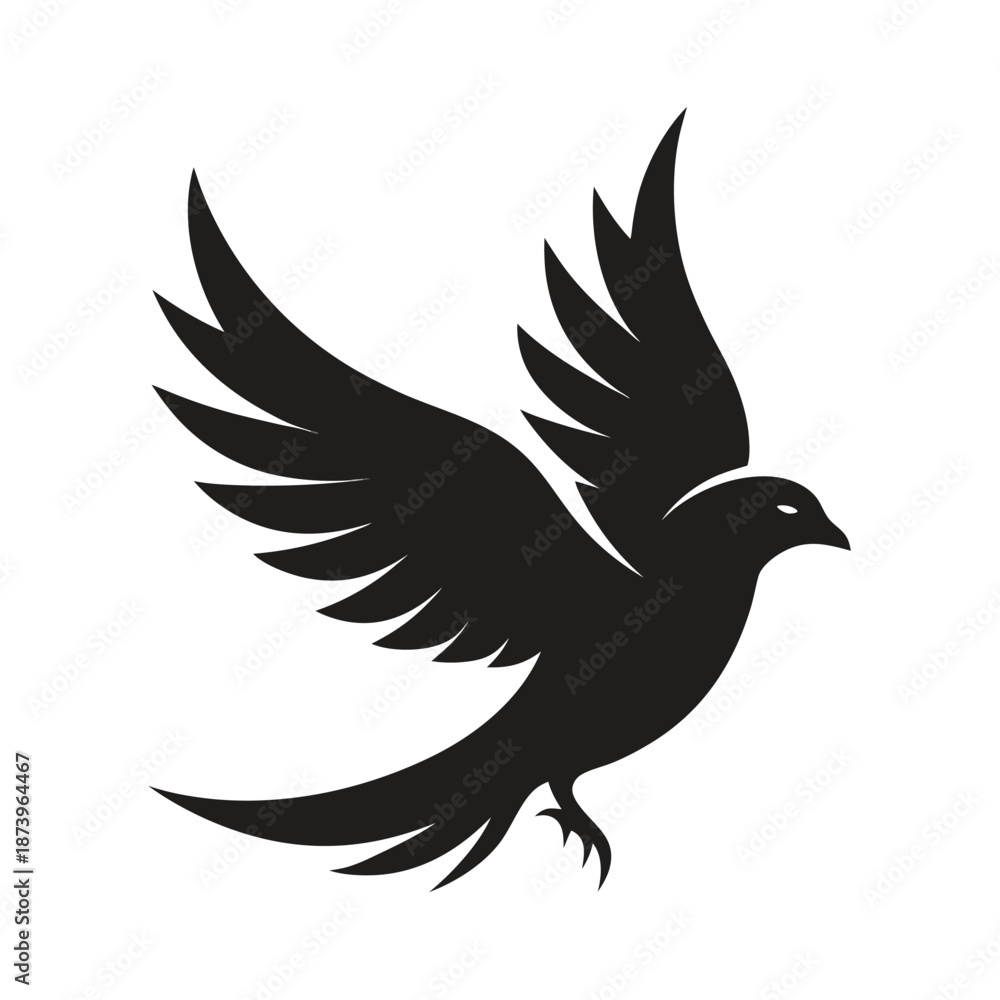 Obraz premium Compact Bird with Short Beak Design