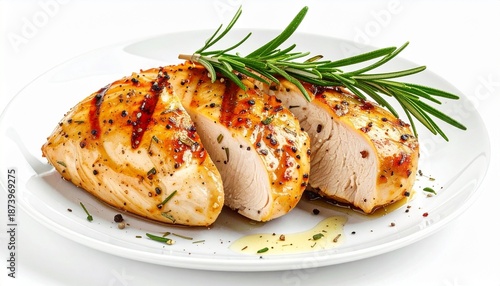 grilled chicken breast with vegetables