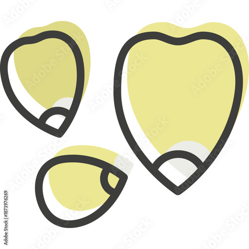 Stylized Corn Kernels Icon